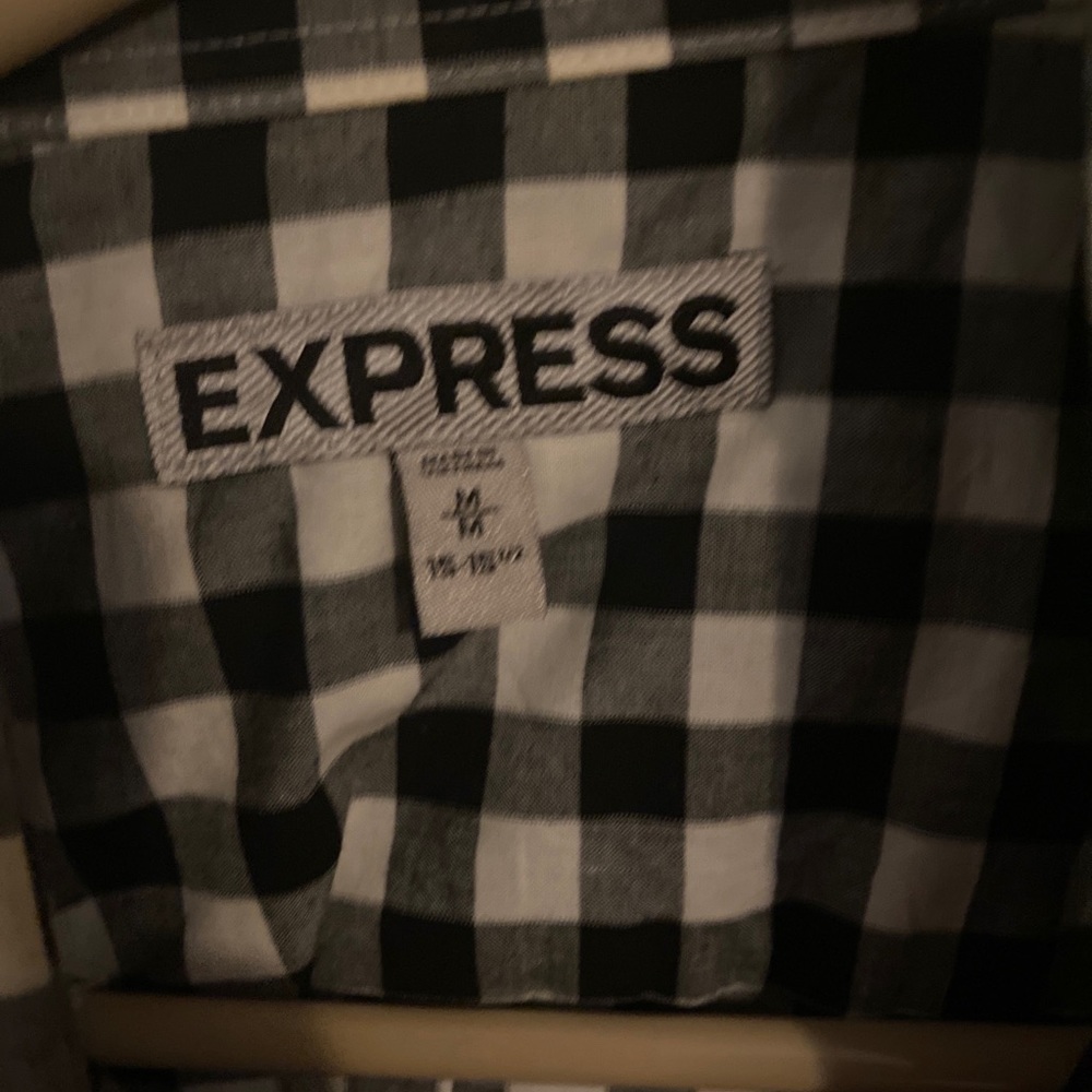 Express Mens Button Down Shirt